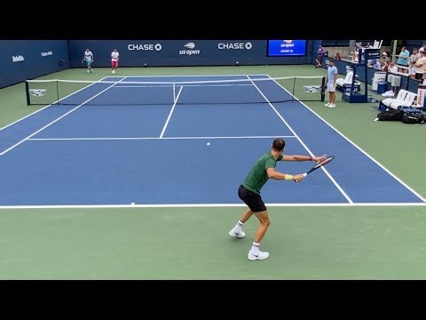 Grigor Dimitrov forehand practice