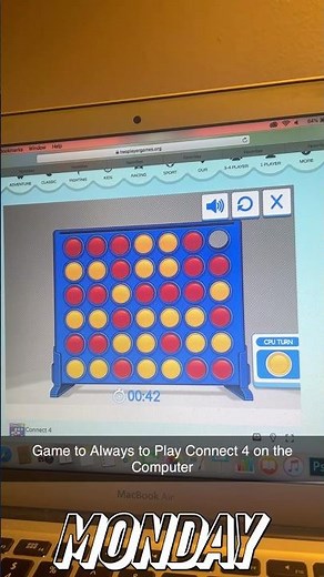 Game to Always to Play Connect 4 on the Computer