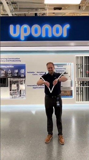 How easily can you bend PEX-b vs Uponor PEX-a? #shorts #uponor