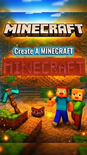 Create A MINECRAFT in Minecraft ⚡#gaming #minecraft #minecraftshorts #minecraftgameplay