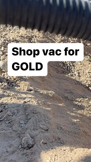 Land dredging for gold in California #goldrush #shopvac #desert #mining | Chrisundertaking