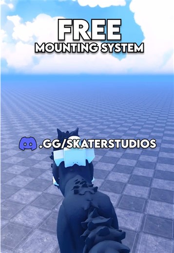 Free mounting system in Roblox Studio #robloxstudio #robloxtutorial #robloxdev #robloxfyp #robloxshorts