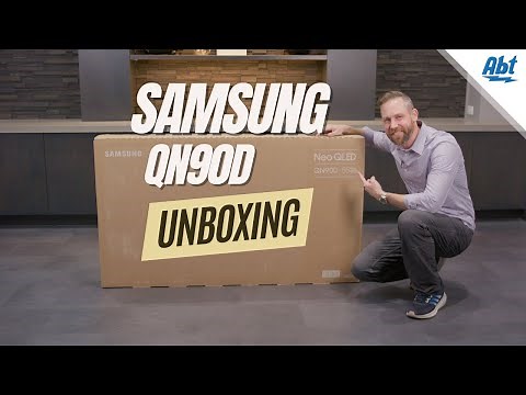 Samsung QN90D Series Neo QLED Unboxing
