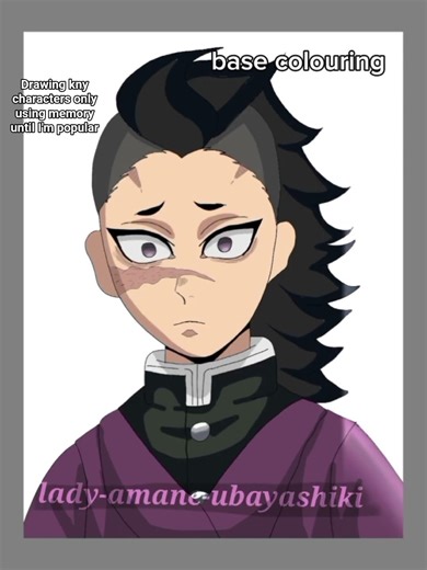 drawing kny character only using memory until I'm popular 😍🫣#kimetsunoyaiba#genya #drawing#dontflop