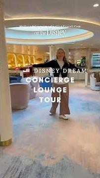 ✨ Elevate your Disney Cruise experience with the NEW Concierge Lounge aboard the Disney Dream. ✨