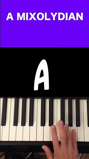 A Mixolydian Scale On Piano: Easy Tutorial | Music Simply Understood #music #mixolydian #piano