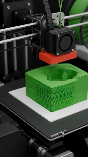 Snap Study on Instagram: "How Does a 3D Printer Build Real Objects Layer by Layer? 🖨️🏗️ #3DPrinting #FutureManufacturing #TechExplained #LayerByLayer"