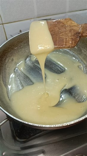 Asha Raj on Instagram: "home made "milkmaid" with 2 ingredients quick and easy"#viral#trending#instareels#cooking#milkmaid at home"