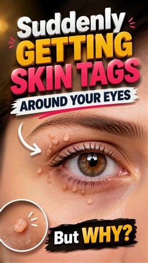 skin tags around your eyes?#shorts #skincare