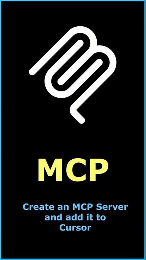 Create an MCP server and add to cursor in under 1 minute #mcp #cursor #mcp-server