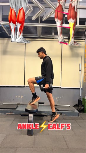 Aman banwa on Instagram: "💥Ankle -Calf strength training ⚡ ..... Increase your Ankle and calf strength and stability with some exercise. Ankle and calf’s strengthening is important to run fast and jump very important for good contact and these exercises help you to enhance ankle stability with strength. 🧨 Calf muscles help more ankle stabilization several benefits of training calf muscle. Calf strengthening enhancing running and sprinting jumps more ankle stabilization and reduces injury. ✅ Tr