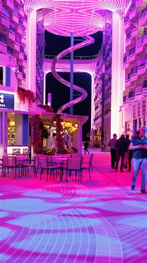 4.6K views · 123 reactions | MSC World America, from all her angles. Our new World Class ship sails from Miami to the Caribbean all year long. : @li.cityscape | MSC Cruises | Facebook