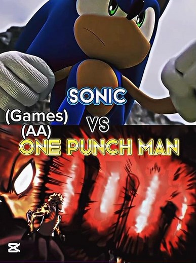 Sonic vs One Punch Man