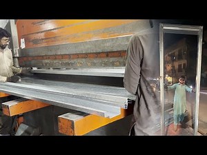 Making Metal Door Frames: Bending, Welding, and Fabrication Process | How to make metal door frame