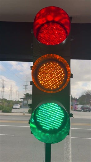 Econolite 8 inch traffic light inside a restaurant!