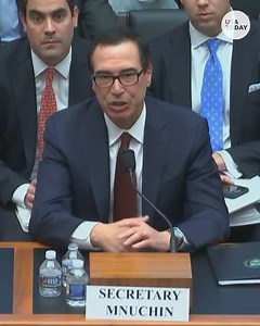 41K views · 63 reactions | Treasury Secretary Steven Mnuchin and Rep. Maxine Waters get into a heated exchange. https://bit.ly/2Z2kmMD | USA TODAY Video | Facebook