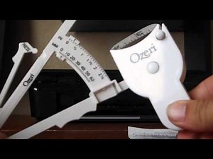 Ozeri Body Tape Measure and Body Fat Test Caliper