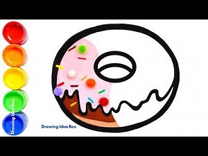 Drawing Doughnuts and Doughnut Drawing Ideas for Kids 🍩✏️ | Fun and Easy Art Tutorial
