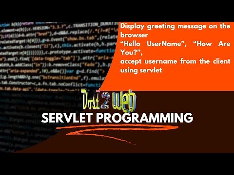 Program 8- Java program to display greeting message on the browser using Servlet | BIS402
