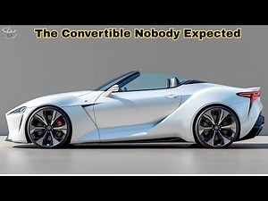 First Look – 2026 Toyota Camry Solara Convertible Reborn With Stunning New Design!