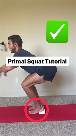 Unlock the primal squat with this tutorial! In this video I go over two common errors when working the primal squat! The goal is to go to the depth your body can handle while maintaining perfect form, and over time you’ll be able to access the full depth. If you’re curious about all the tricks to unlocking the primal squat, comment “primal” and I’ll send over some more info! | Nick Ball