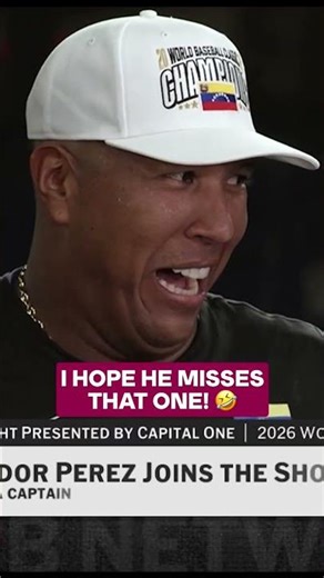 Salvy shares his HONEST thoughts on the final pitch of the #WorldBaseballClassic 😆