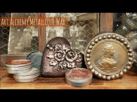 Art Alchemy Metallique Wax - tutorial