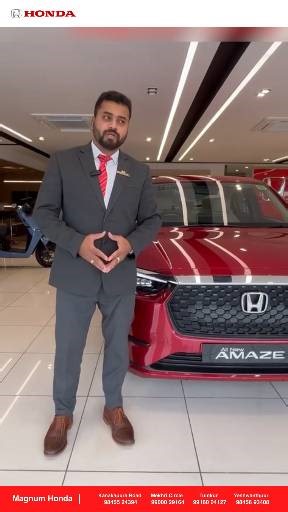 🚗 Hey City Drivers — Tired of cars that claim “value for money” but don’t back it up on the road? In today’s traffic, you need more than just features, you need real safety, real comfort, and real reliability you can trust every single day. . 🔥 That’s where the New Honda Amaze stands out. With Honda SENSING ADAS, a 5-Star Adult Safety Rating, and features that genuinely make city drives easier, it’s the sedan that delivers premium confidence without the premium price tag. . ✨ Why Amaze is trul