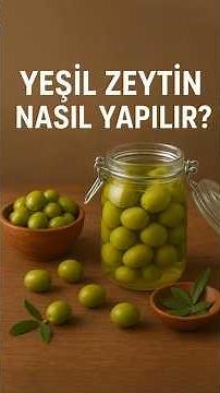 How to Make Green Olives at Home? #greenolive