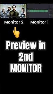 Full Screen & Dual Screen Preview Window Options - DaVinci Resolve