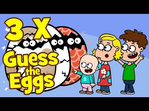 ♪♪ Guess The Eggs | Children's Song Guessing Game - Quiz Song | Hooray Kids Songs & Nursery Rhymes
