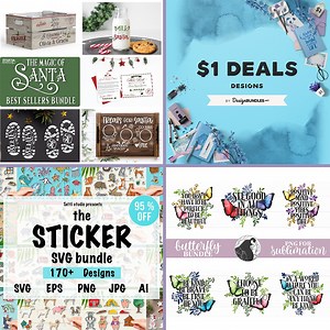 2.4K views · 144 reactions | Don't Miss The $1 Event! 朗 30 AMAZING products, 헢헡헟헬 ퟭ 헛헢헨헥 ⏱️ to get them at this price. designbundles.net/one-dollar-deals | Design Bundles | Facebook