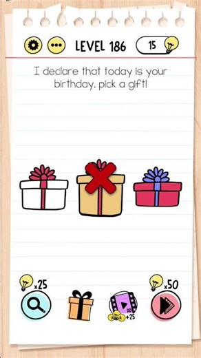 Brain test 🧠 level 186 #games #braintestsolution #allgamesbraintest4