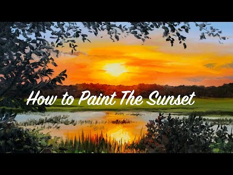 Sunset Painting Tutorial: Part 1 of 3
