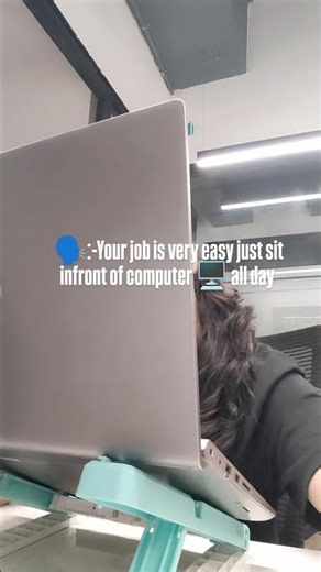 your job is very easy just sit infront of computer 🖥️ all day #shorts #short #viral #office #study 🫣