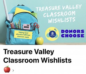 1.2K views · 32 reactions | TREASURE VALLEY CLASSROOM WISHLISTS: Did you know our teachers spend hundreds, sometimes thousands of dollars of their own money in their classrooms each year? Yes, they do! If you are a teacher, you can post your Amazon Wish List on this page created by a wonderful Treasure Valley mom. The community can help chip in to fill the need! JOIN THE GROUP: https://www.facebook.com/groups/617316496625142GROUP | Maggie O'Mara | Facebook