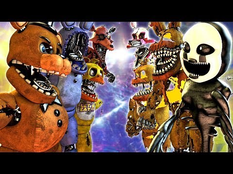 FNaF Jack-O FNAF's vs Withered Animatronics
