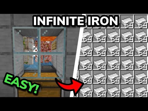 EASY 1.21 COMPACT IRON FARM TUTORIAL in Minecraft Bedrock (MCPE/Xbox/PS/Switch/PC)