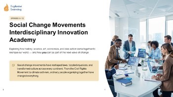Social Change Movements Interd Grades 4-12 PPTX