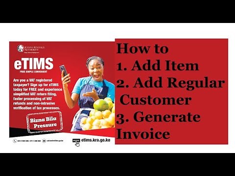 eTIMS: HOW TO USE THE eTIMS SOFTWARE PAYPOINT WINDOWS | Goods/ both goods and services traders only