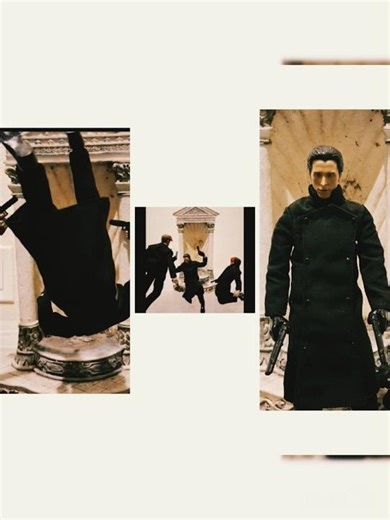 John Preston shoots 007&johnwick double kill animation #equilibrium #jamesbond #johnwick#feedshorts