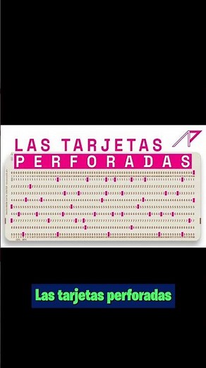 ¿Qué son las tarjetas perforadas? 🧾💻