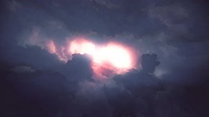 Abstract Light Reveal Through Ethereal Cloud Layers