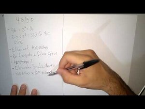 Codificação e modulação redes Ethernet - 4B/5B- part 02
