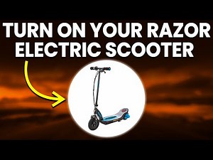How To Turn On Razor Electric Scooter (How To Start And Use Razor Electric Scooter)