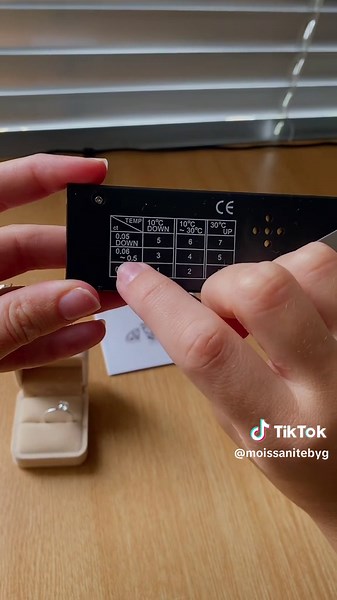 Testing Moissanite with Diamond Tester for Genuine Brilliance