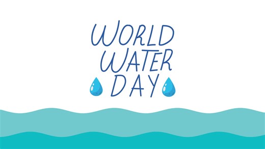 World Water Day Graphic | Premium Stock Video Footage