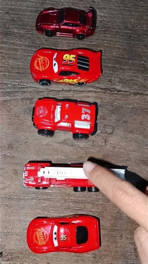 red cars edition | fire Truck lightning McQueen Cars sport car #shortsfeed