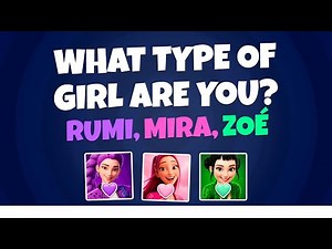Which Girl Are You? 💜 Rumi 💖 Mira 💚 Zoey – Fun Kids Personality Quiz!