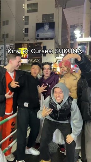 Japanese Gym Rat Cosplays Sukuna #shorts